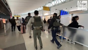 ICE agents arrive at JFK