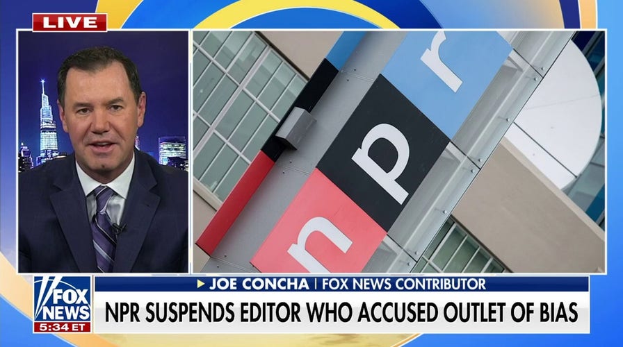 Joe Concha rails against NPR for suspending editor who called out liberal bias: 'Can't unspin those numbers'