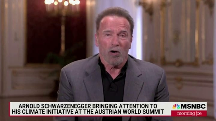 Arnold Schwarzenegger calls for replacing fossil fuels: 'We've got to go and speed up the building process'