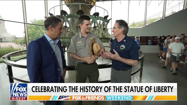 Kilmeade gets exclusive Statue of Liberty tour with Interior Secretary Burgum