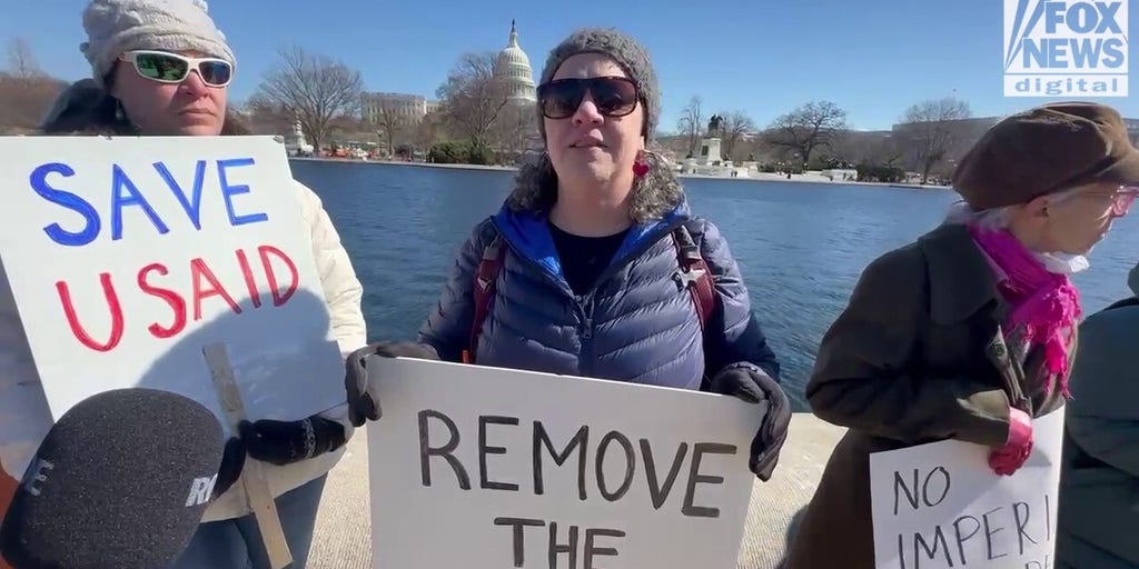 More than a thousand gathered in Washington, D.C., for the 'No Kings on President's Day' protest