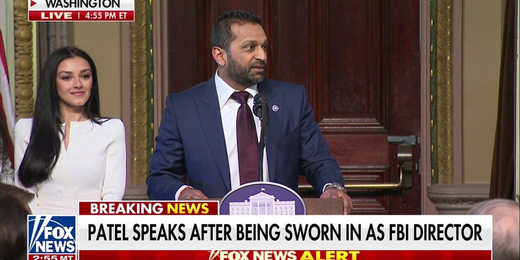 Kash Patel is sworn is as FBI director