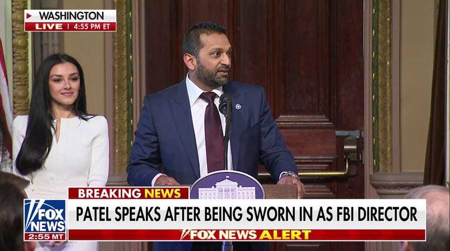 Kash Patel is sworn in as FBI director