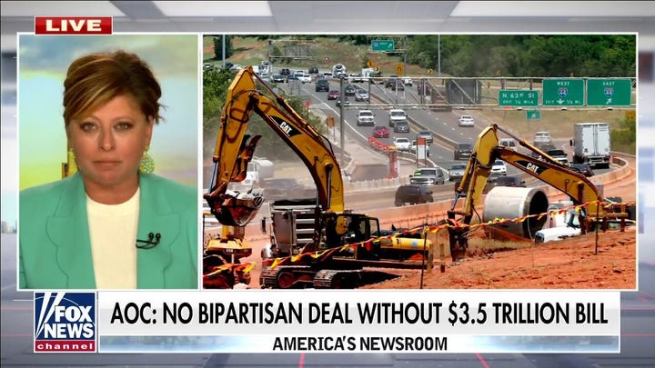 Maria Bartiromo: Infrastructure bill could cost trillions more than Democrats claim