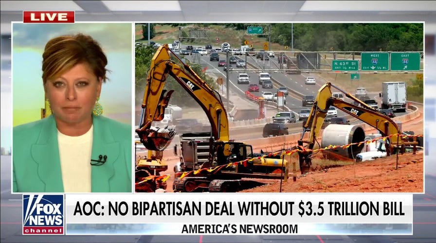 Maria Bartiromo: Infrastructure bill could cost trillions more than Democrats claim