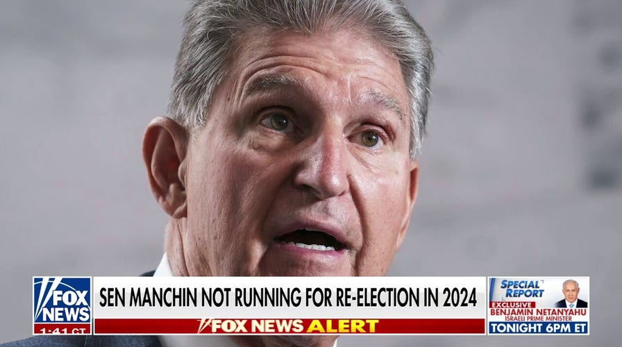  Sen. Joe Manchin announces he won't seek re-election in 2024