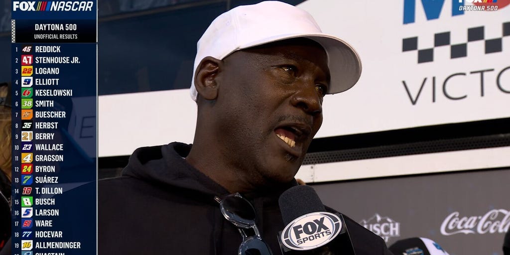'It feels like I won a championship' 🏆 Michael Jordan on Tyler Reddick's Dayton 500 Win