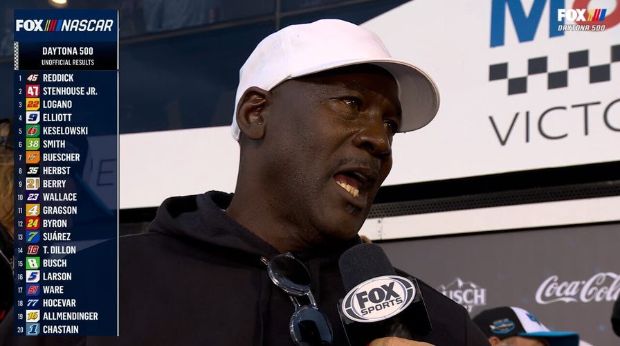 'It feels similar  I won a championship' 🏆 Michael Jordan connected  Tyler Reddick's Dayton 500 Win