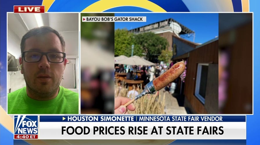 State fair food costs on the rise due to inflation