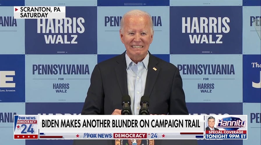 Biden makes another bizarre blunder: Trump, Republicans are the kind you want to ‘smack in the a—'