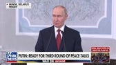 Putin says Russia is ‘ready’ for third round of peace talks with Ukraine as war continues