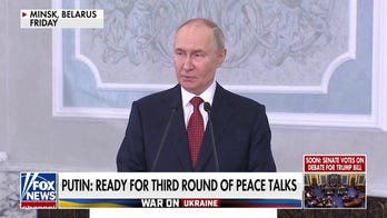 Putin says Russia is ‘ready’ for third round of peace talks with Ukraine as war continues
