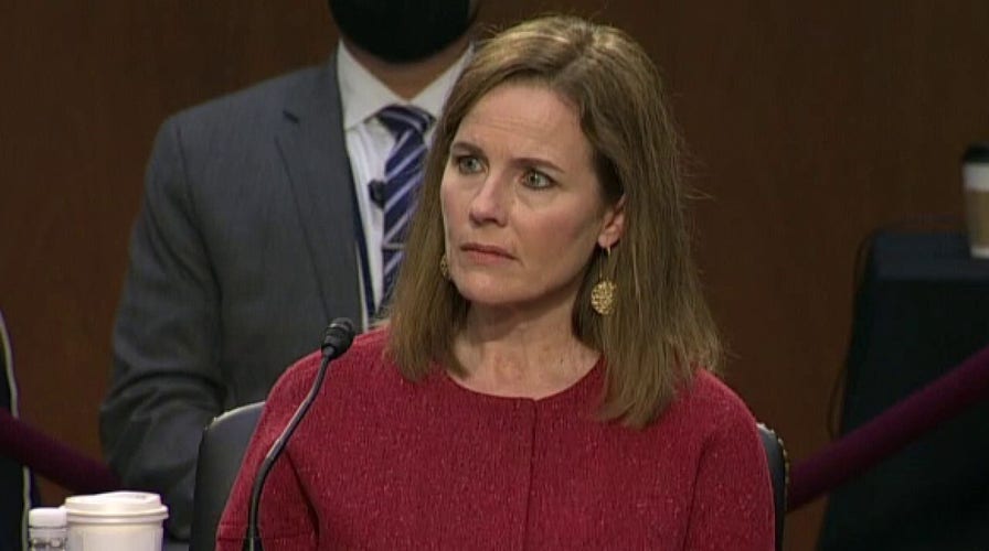 Barrett won't commit to recusing from potential election case