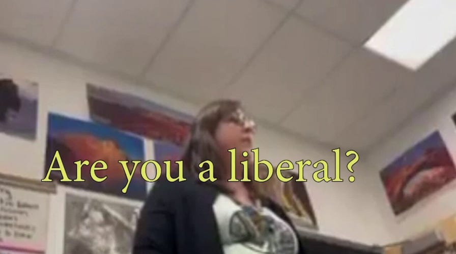 Unhinged teacher caught on video going on left-wing political rant