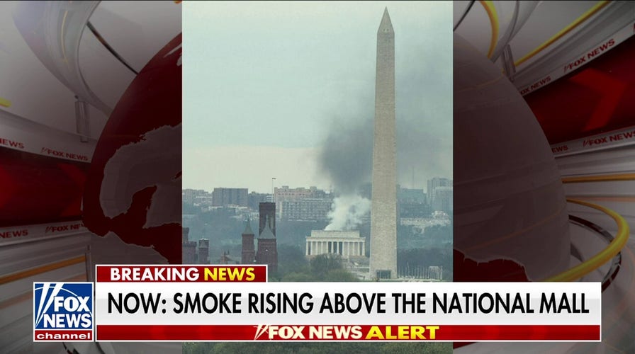 Smoke seen over National Mall near US Capitol