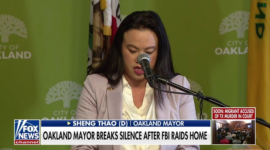 Oakland mayor claims innocence after FBI raids her home
