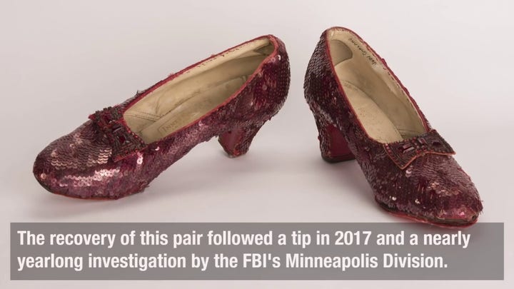 FBI tracked down suspect who stole Dorothy's original ruby slippers