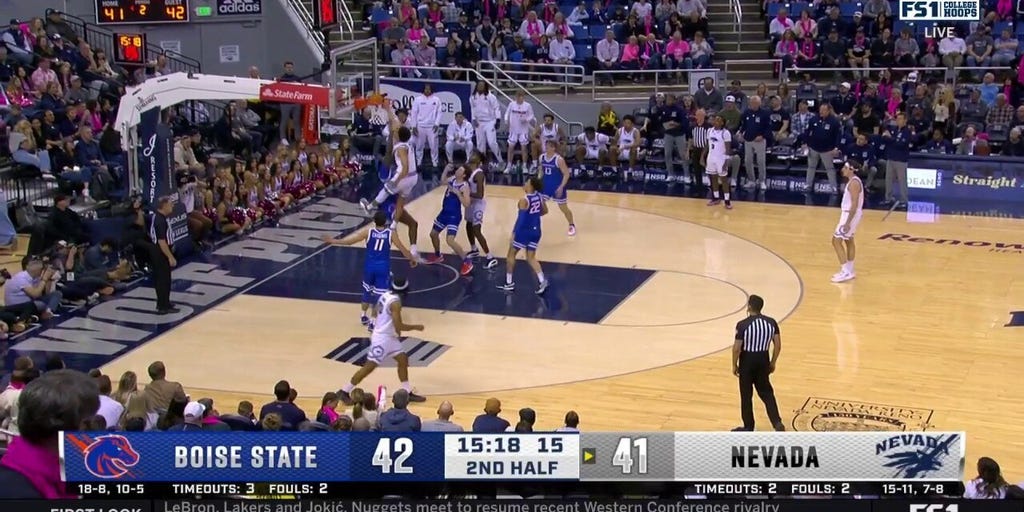 Nevada's Kobe Sanders throws down monster tomahawk poster vs. Boise State