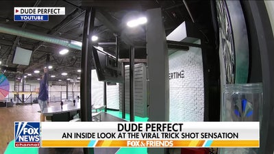 'Fox & Friends' hosts react to Dude Perfect's viral trick shots