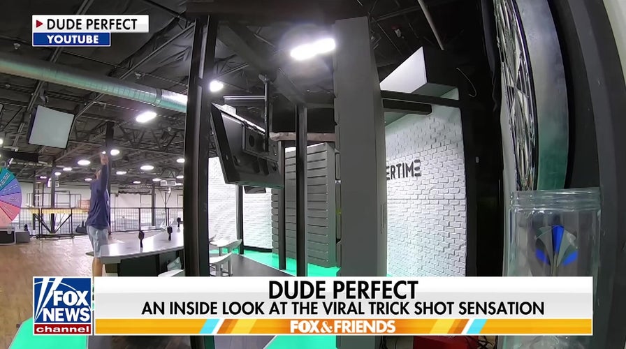 'Fox & Friends' hosts react to Dude Perfect's viral trick shots
