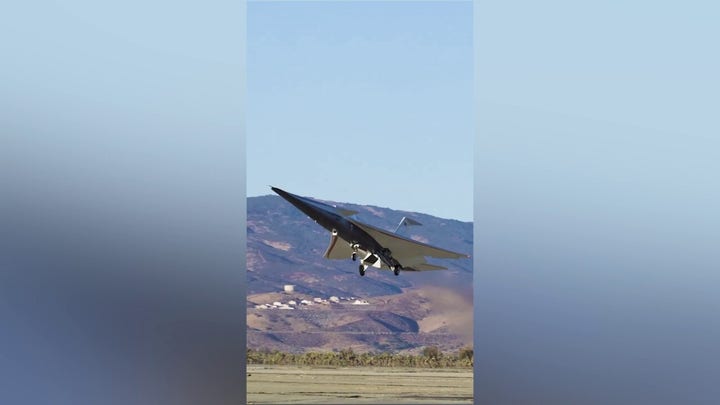 X-59 ‘quiet’ supersonic jet completes first test flight