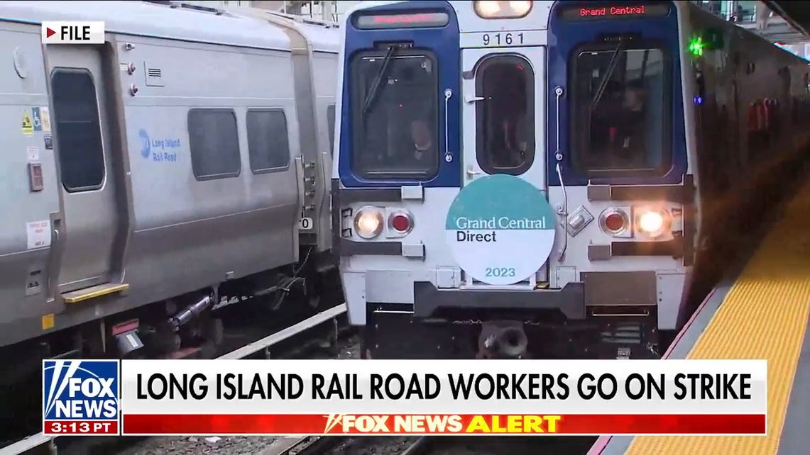 MTA, union leaders clash as LIRR strike begins