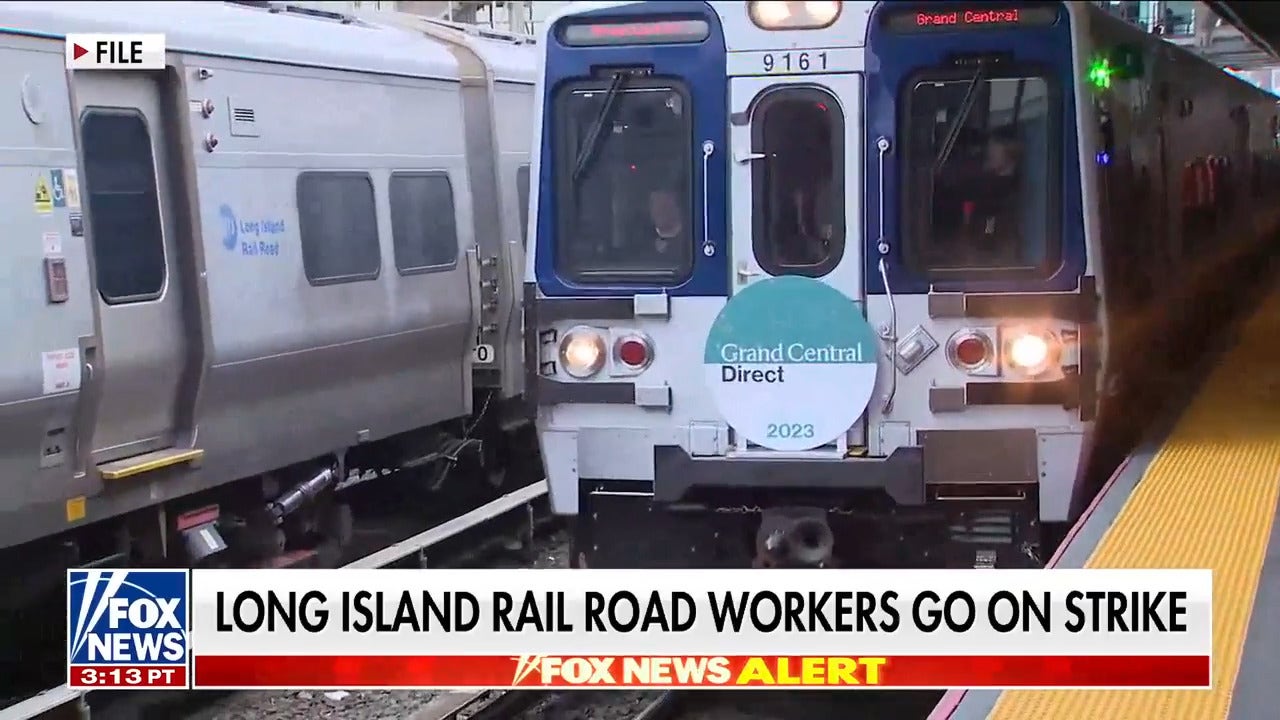 MTA, union leaders clash as LIRR strike begins