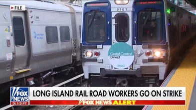 MTA, union leaders clash as LIRR strike begins