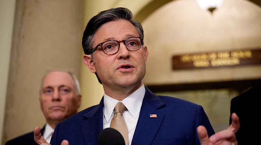 WATCH LIVE: Speaker Mike Johnson addresses reporters after ICE, CBP funding vote