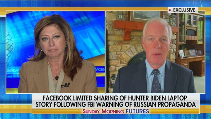 Sen. Johnson rips 'politicization' of FBI over Hunter Biden laptop allegations