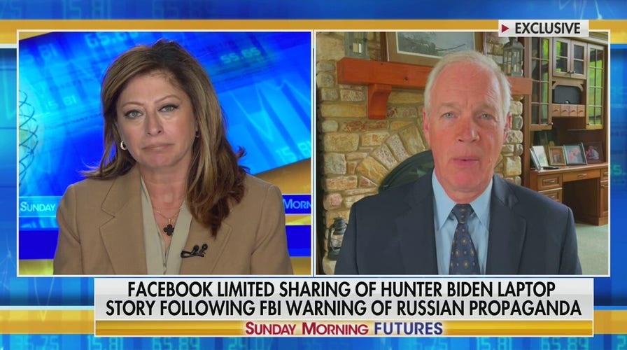 Sen. Johnson rips 'politicization' of FBI over Hunter Biden laptop allegations