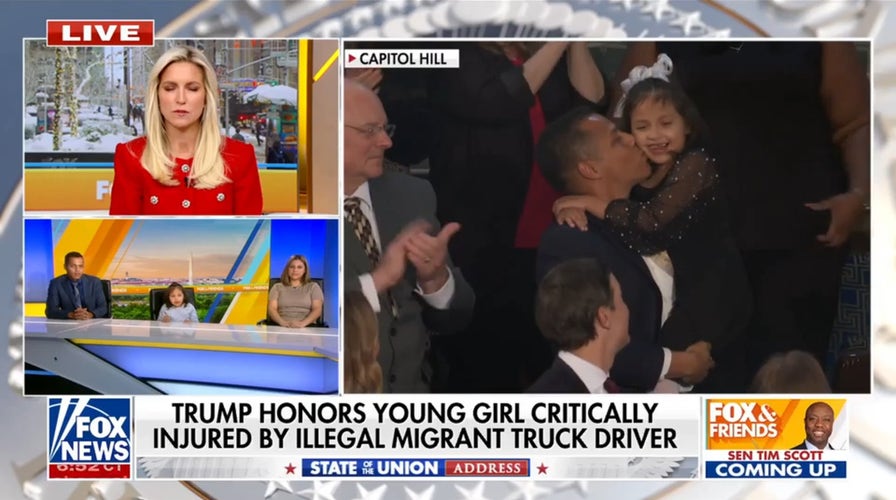 Trump honors young girl critically injured by illegal migrant truck driver