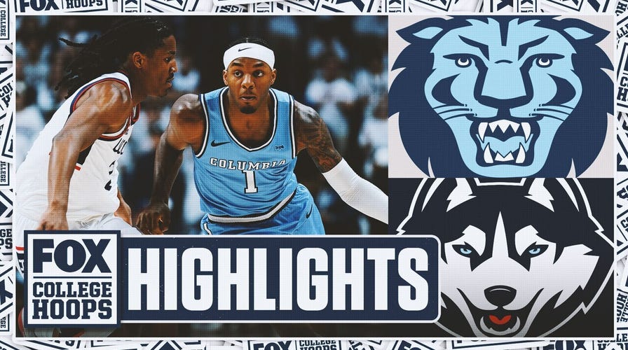 Columbia Lions vs. No. 3 UConn Huskies Highlights | FOX College Hoops