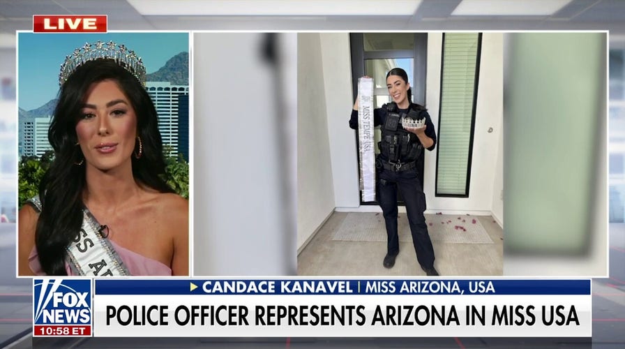 Police officer wins title of Miss Arizona USA
