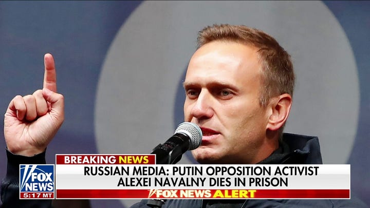 Russian prison officials report death of harsh Putin critic Alexei Navalny