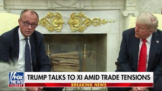 President Trump and German Chancellor Merz discuss the war in Ukraine