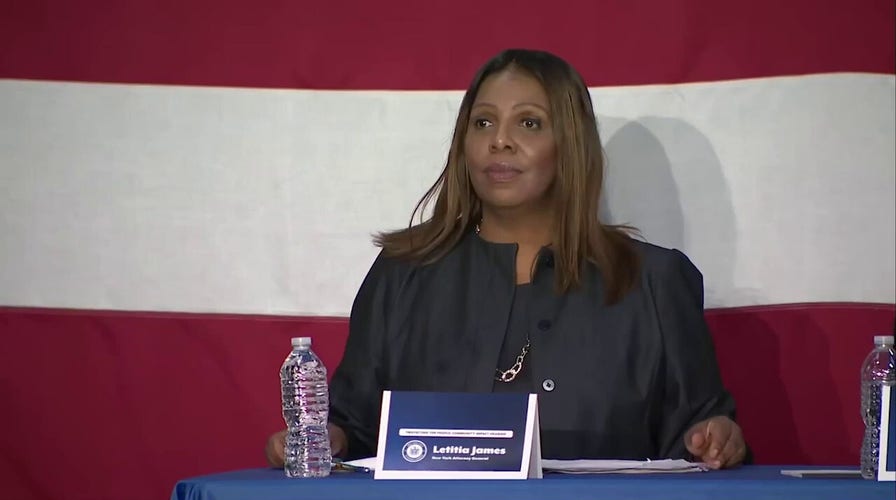 Letitia James town hall derailed by Trump supporter’s question: ‘Will you apologize?’
