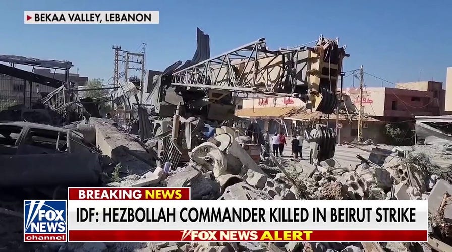 Hezbollah commander killed in Beirut strike: IDF