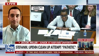 Harvard student ‘shocked’ by president’s testimony