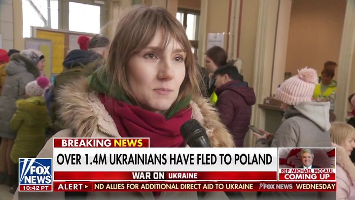 More than 1.4 million Ukrainians have fled to Poland
