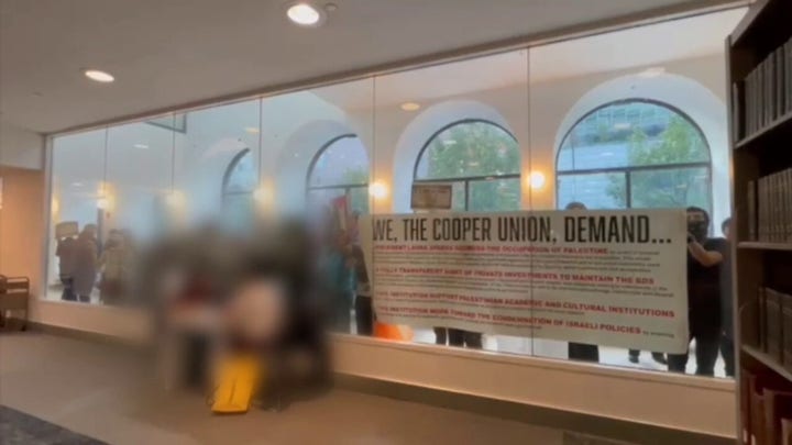 Jewish students lock themselves in Cooper Union school library during anti-Israel rally
