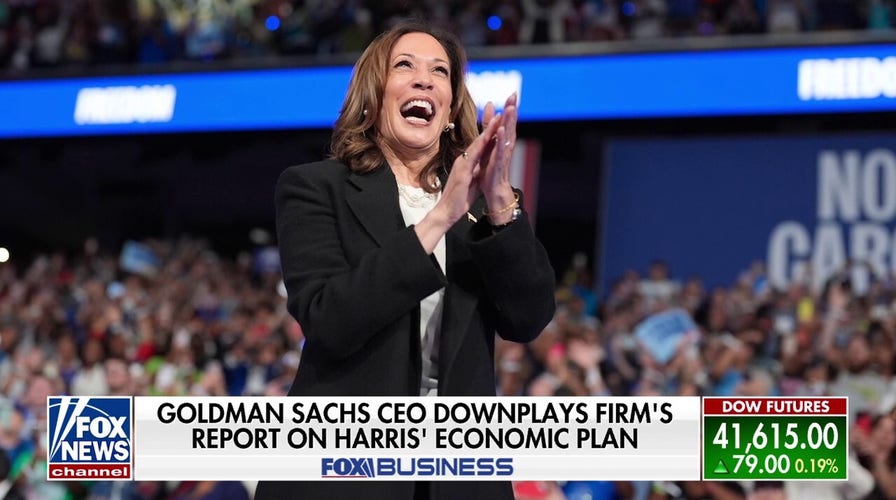 Goldman Sachs CEO downplays firm's report on Kamala Harris' economic plan