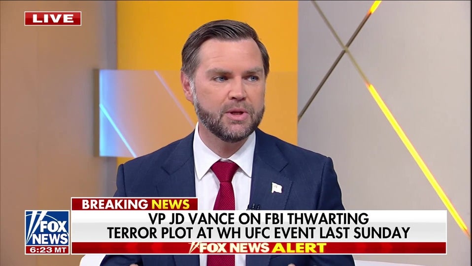 JD Vance on terror plot targeting White House UFC event: 'Very, very dark stuff'