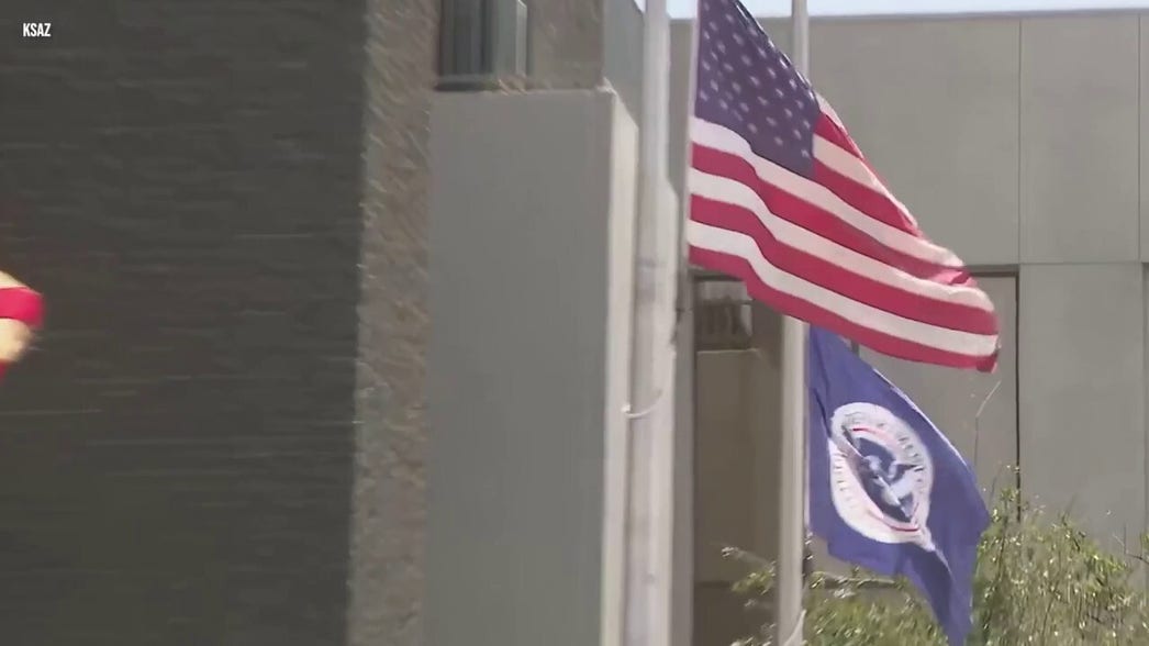 WATCH: Bullet holes seen after gunfire targets Phoenix ICE facility as FBI investigates