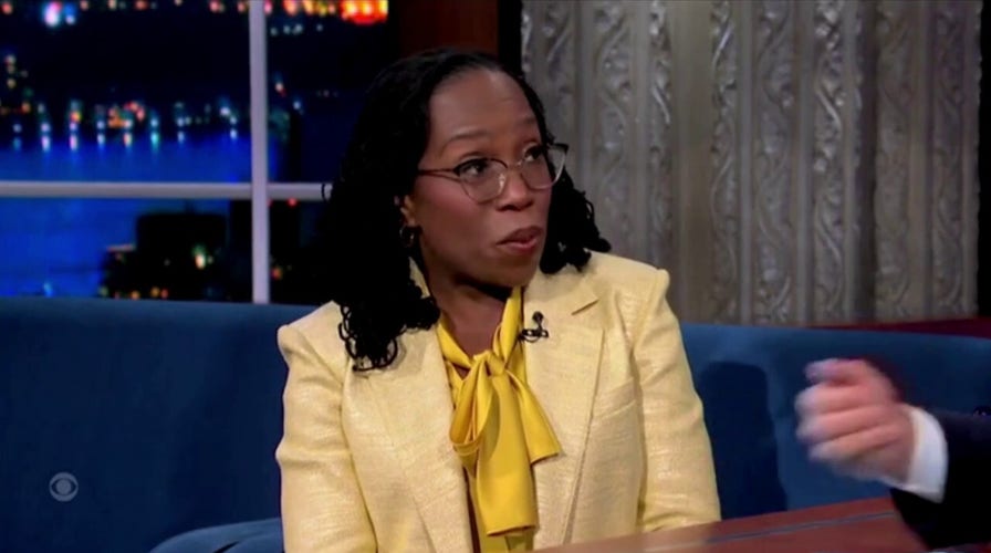 Ketanji Brown Jackson tells Colbert its problematic for Supreme Court to be perceived as political