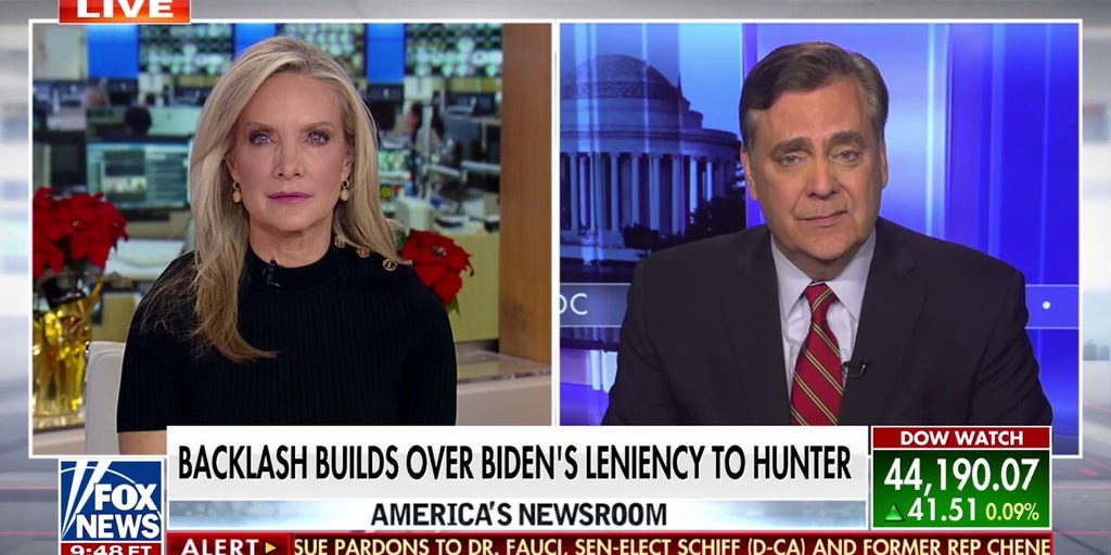 Biden used a presidential power to benefit himself, Jonathan Turley says