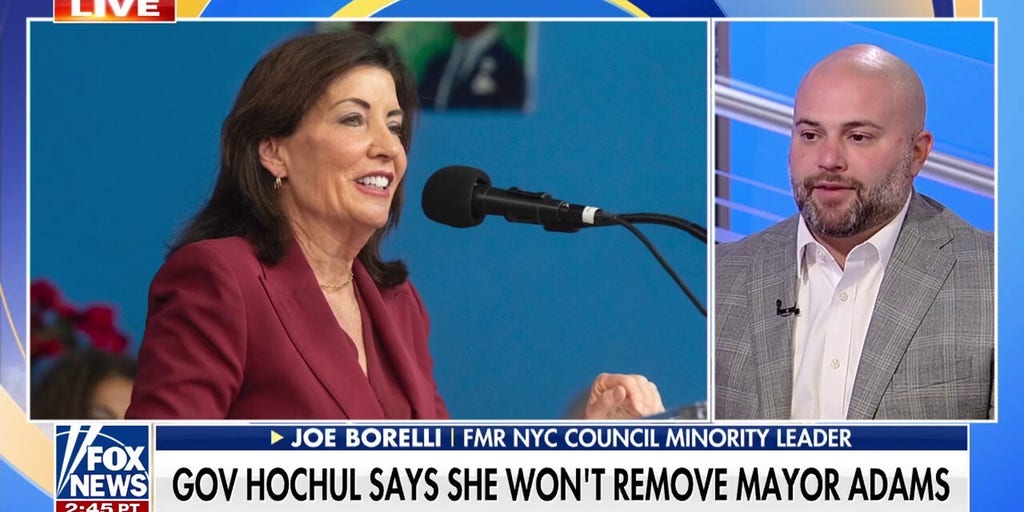 Gov. Hochul is using Mayor Adams' 'crisis' to put 'constraints' on the office, Joe Borelli says