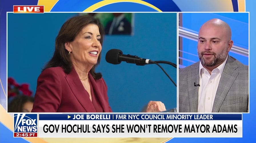 Gov. Hochul is using Mayor Adams crisis to put constraints on the office, Joe Borelli says