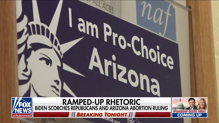 White House blasts Arizona Supreme Court abortion decision
