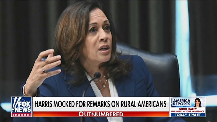 VP Harris criticized for remark on rural Americans and voter ID